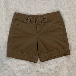 Athleta Kick It Shorts Brown Size 6